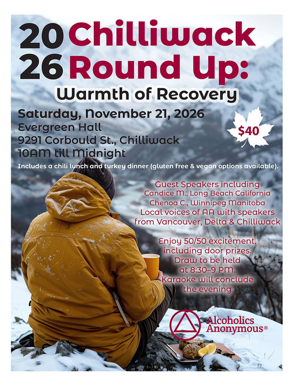 Chilliwack A.A. Winter Round Up November 21, 2026